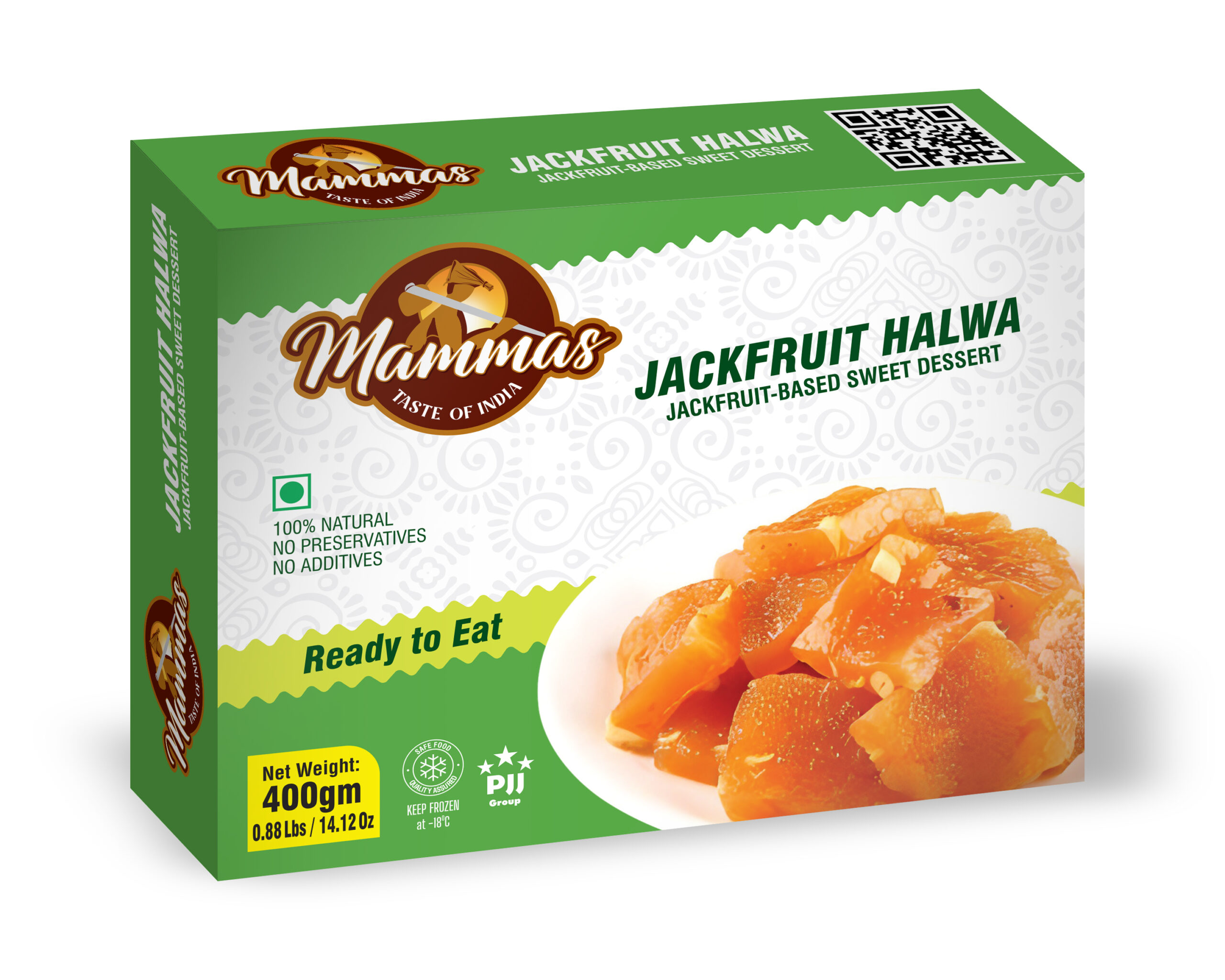 Sweet, rich jackfruit halwa delight