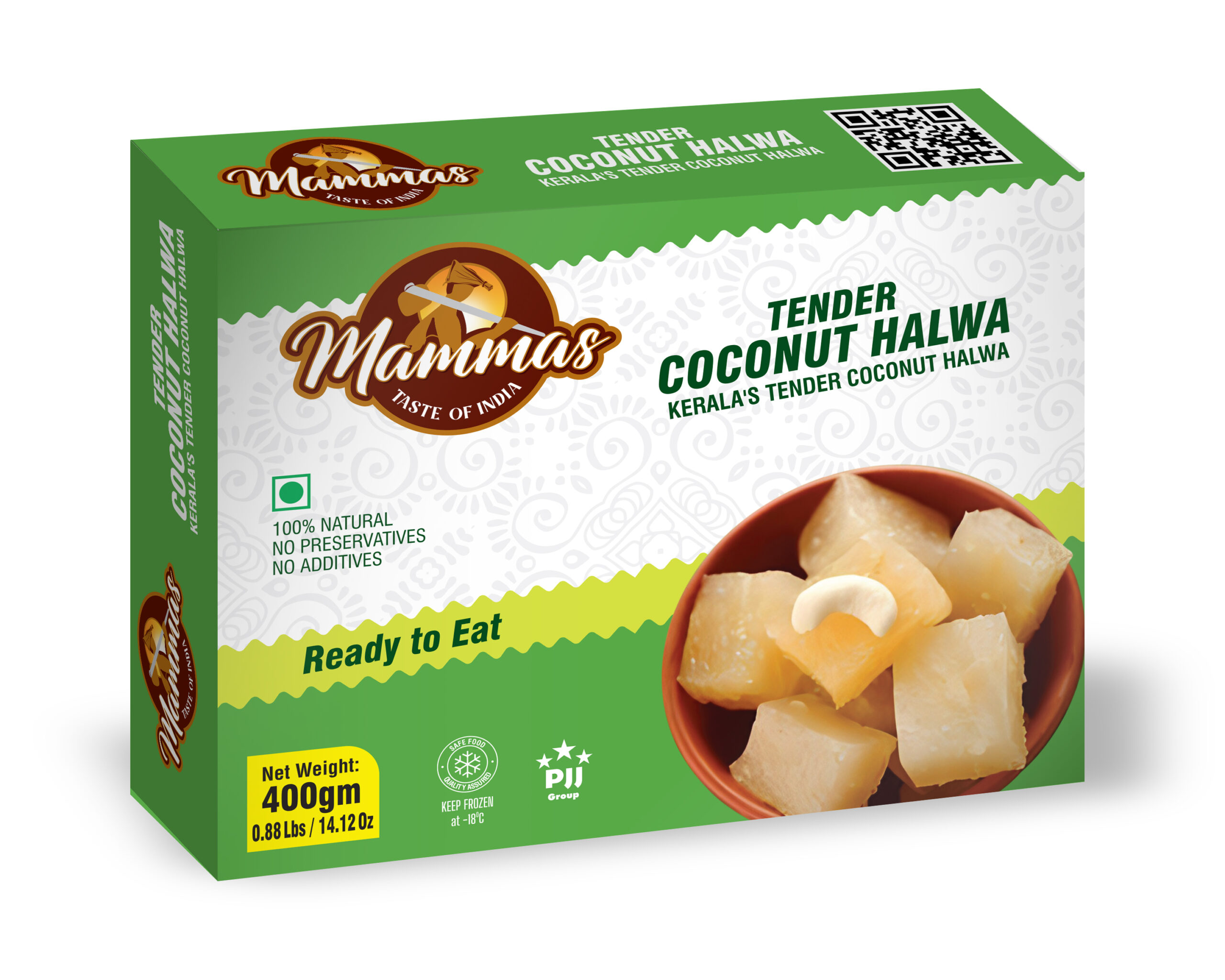 Soft, sweet tender coconut halwa