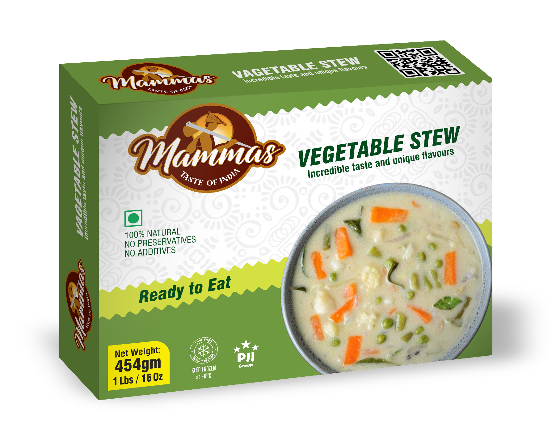 Mild spiced veggies in coconut milk